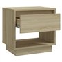 vidaXL Comodini 2 pz Rovere Sonoma 45x34x44 cm in Truciolato