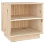 Comodino 40x34x40 cm in Legno Massello di Pino