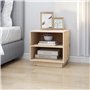Comodino 40x34x40 cm in Legno Massello di Pino