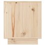 Comodino 40x34x40 cm in Legno Massello di Pino