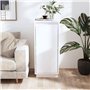 vidaXL Credenza Bianca 31,5x34x75 cm in Legno Massello di Pino
