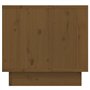 Comodino Miele 35x34x32 cm in Legno Massello di Pino