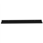 VidaXL Étagères murales 4 pcs Noir 100x9x3 cm