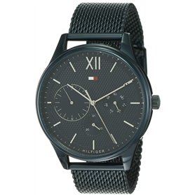 Tommy Hilfiger Montre Homme en Acier Bleu