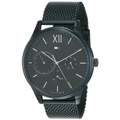 Tommy Hilfiger Montre Homme en Acier Bleu