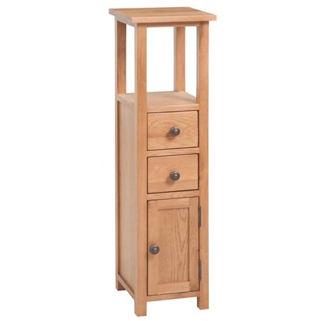 vidaXL Étagère d’angle Chêne massif 26 x 26 x 94 cm Marron