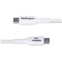 Câble USB Startech USB2AC3MNCWHE Blanc 3 m