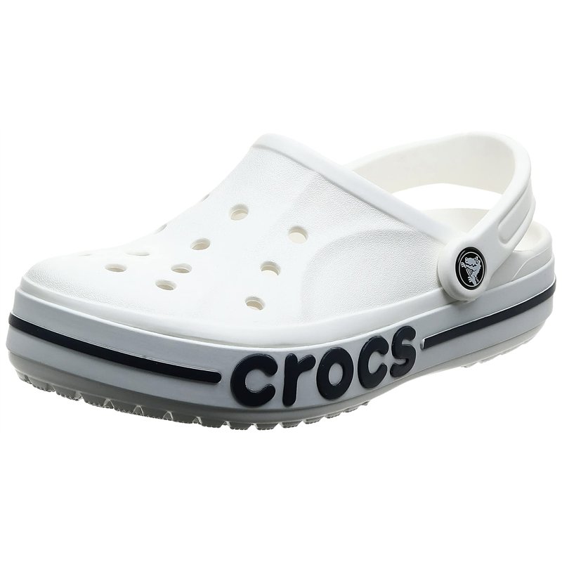 Crocs Sabots Bayaband, Sabots Unisexes, Légers Et Confortables 45-46 Eu White/Navy