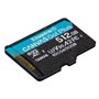 Carte Mémoire Micro SD avec Adaptateur Kingston SDCG4/512GBSP 512 GB