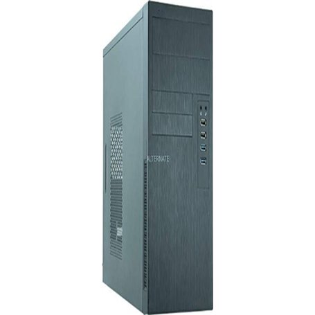 Chieftec Elox-11 mATX miniTour alu brossé. sans alim. Baies 2x5