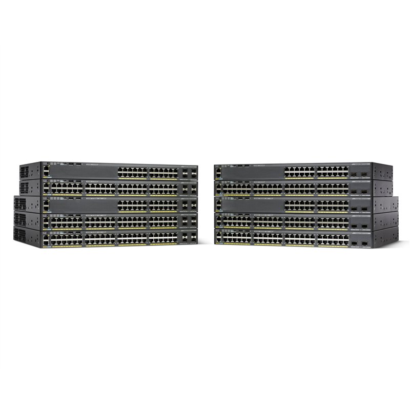 Cisco WS-C2960X-48LPD-L Switch 48 ports