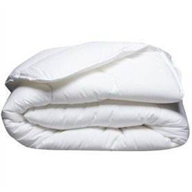 Couette chaude anti-acariens - 400 gr/m² - BLANREVE - 140 x 200 cm - Blanc