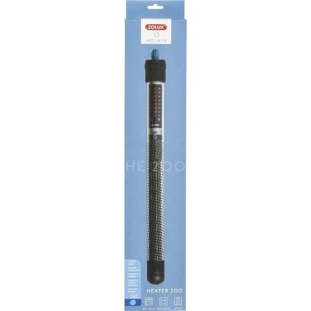 Chauffage d'aquarium - Zolux - Heater 200 - 200 W - Longueur 32 cm - Pour poissons exotiques