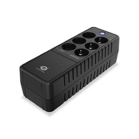 SAI 600VA CONCEPTRONIC 360W Bureau 6 Prises FICHE Protection Port LAN Modem