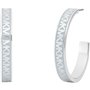 Boucles d´oreilles Femme Michael Kors LOGO HOOP Acier inoxydable Argenté