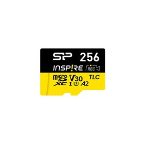 Carte Mémoire Micro SD avec Adaptateur Silicon Power SP256GBSTXLA2V1NSP 256 GB