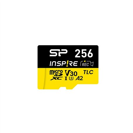Carte Mémoire Micro SD avec Adaptateur Silicon Power SP256GBSTXLA2V1NSP 256 GB