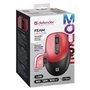 Souris sans-fil Defender FEAM MM-296 RF SILENT Rouge
