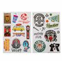 Cinereplicas Stranger Things - Autocollants Saison 4 - Set de 25 autocollants - Licence Officielle