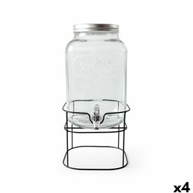 Distributeur de boissons La Mediterránea Rustik Métal verre 8 L 22 x 22 x 37 cm (4 Unités)