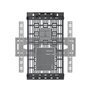 Support mural B-Tech BT7889/B 10 kg