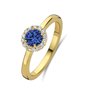 Bague Femme New Bling 9NB-1540-52 12 Doré Bleu