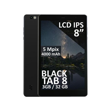 Tablette Blow BlackTAB8 Unisoc T310 3 GB RAM 32 GB Noir