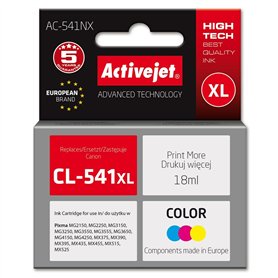 Cartouche d'Encre Compatible Activejet AC-541NX Jaune