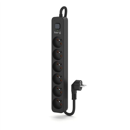 Multiprise 6 Prises avec Interrupteur Kerg M02519 (1