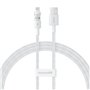 Câble USB vers Lightning Baseus P10373003211-00 Blanc 1 m