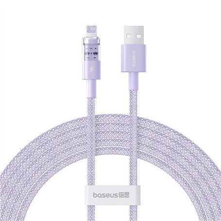 Câble USB vers Lightning Baseus P10373003511-01 Pourpre 2 m