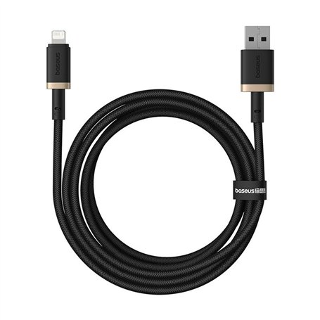 Câble USB vers Lightning Baseus P10377801U01-02 Noir Or 2 m