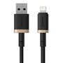 Câble USB vers Lightning Baseus P10377801U01-02 Noir Or 2 m
