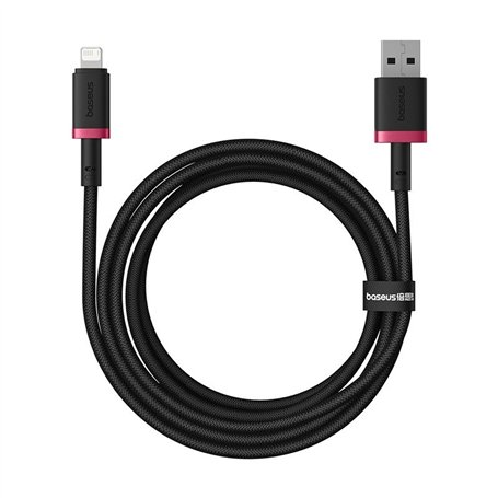 Câble USB vers Lightning Baseus P10377801U01-03 Noir Rouge 2 m