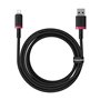 Câble USB vers Lightning Baseus P10377801U01-03 Noir Rouge 2 m