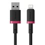 Câble USB vers Lightning Baseus P10377801U01-03 Noir Rouge 2 m