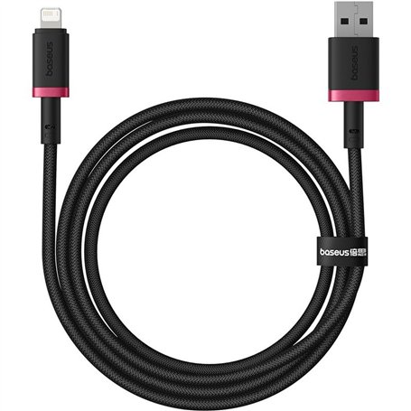 Câble USB vers Lightning Baseus P10377801U01-01 Noir Rouge 1 m
