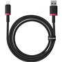 Câble USB vers Lightning Baseus P10377801U01-01 Noir Rouge 1 m