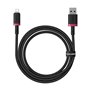 Câble USB vers Lightning Baseus P10377801U01-01 Noir Rouge 1 m