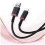 Câble USB vers Lightning Baseus P10377801U01-01 Noir Rouge 1 m
