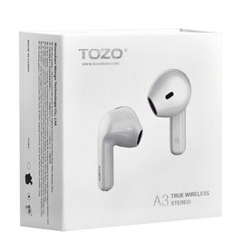 Écouteurs Sans Fil avec Étui de Charge TOZO A3 Blanc