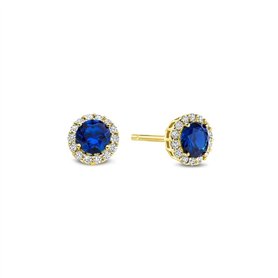 Boucles d´oreilles Femme New Bling 9NB-1534 Doré Bleu