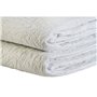 Couvre-lit DKD Home Decor Blanc Lit king size 270 x 270 x 1 cm