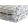 Couvre-lit DKD Home Decor Beige Gris Lit king size 270 x 270 x 1 cm