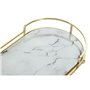 Jeux de plateaux Home ESPRIT Blanc Doré Moderne 31 x 17 x 5 cm (2 Unités)