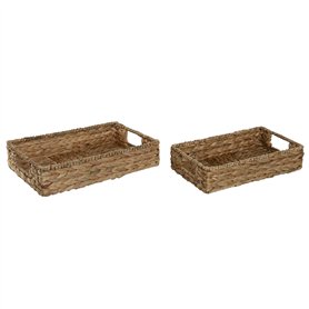 Jeux de plateaux Home ESPRIT Naturel Tropical 40 x 26 x 9 cm (2 Unités) Jeux de plateaux Home ESPRIT Naturel Tropical 40 x 26 x 9 cm (2 Unités)