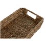 Jeux de plateaux Home ESPRIT Naturel Tropical 40 x 26 x 9 cm (2 Unités)
