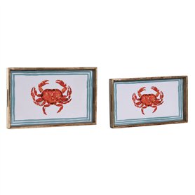 Jeux de plateaux Home ESPRIT Multicouleur Bois de manguier 43