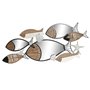 Miroir mural Home ESPRIT Noir Naturel Poissons 83 x 5