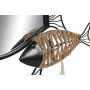 Miroir mural Home ESPRIT Noir Naturel Poissons 83 x 5,5 x 36 cm